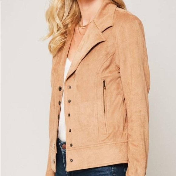 Faux Suede Jacket - Picture 1 of 4